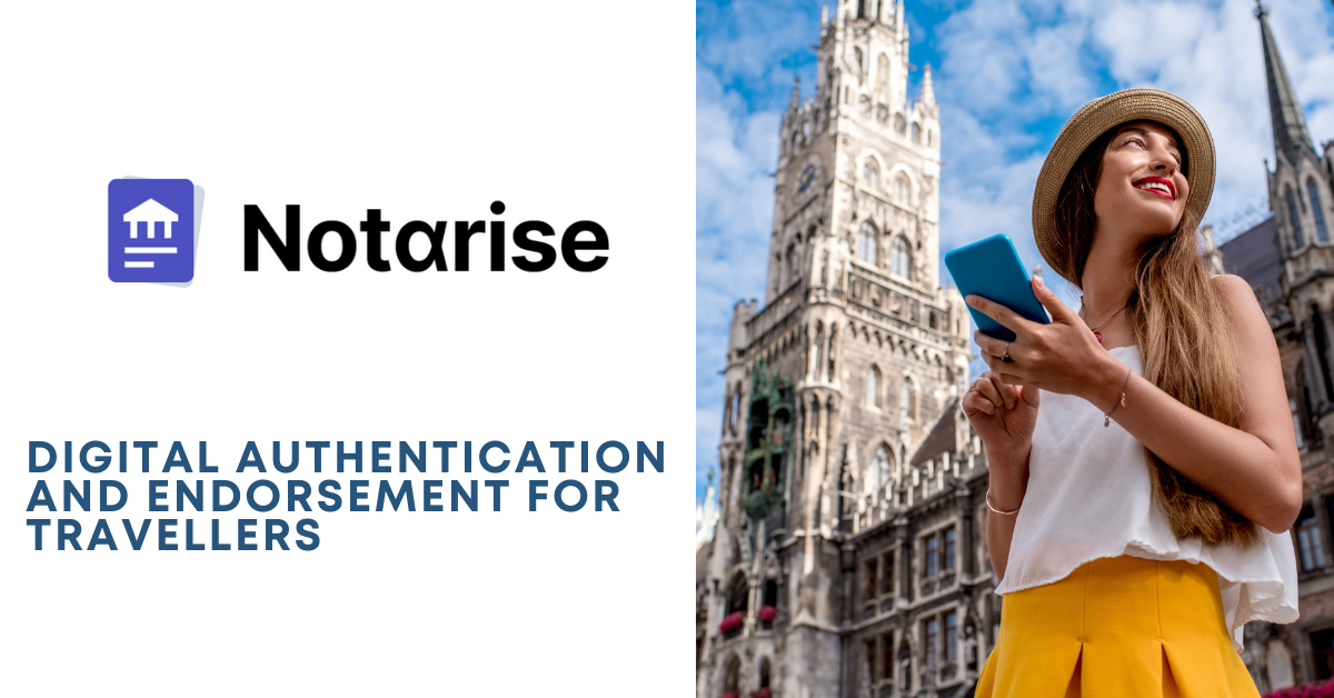 Notαrise - Digital authentication and endorsement for travellers