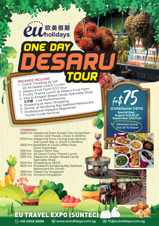 EU Travel One Day DESARU Package by coach $70