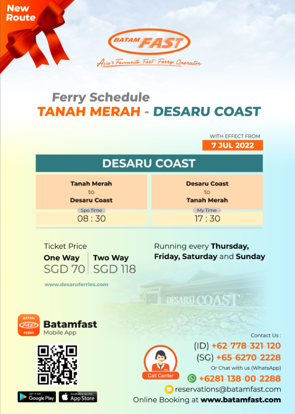 Desaru Coast Ferry Feery Schedule