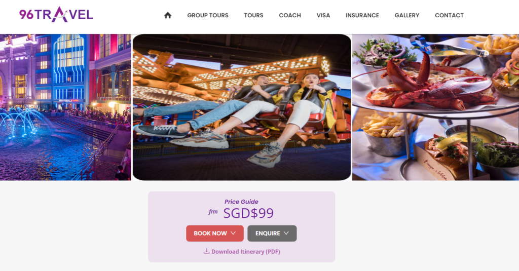 96 Travel Website genting