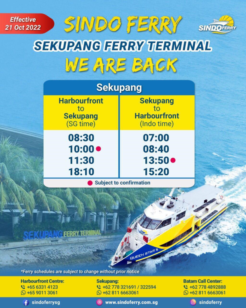 Sekupang Ferry Terminal Sindo Ferry 