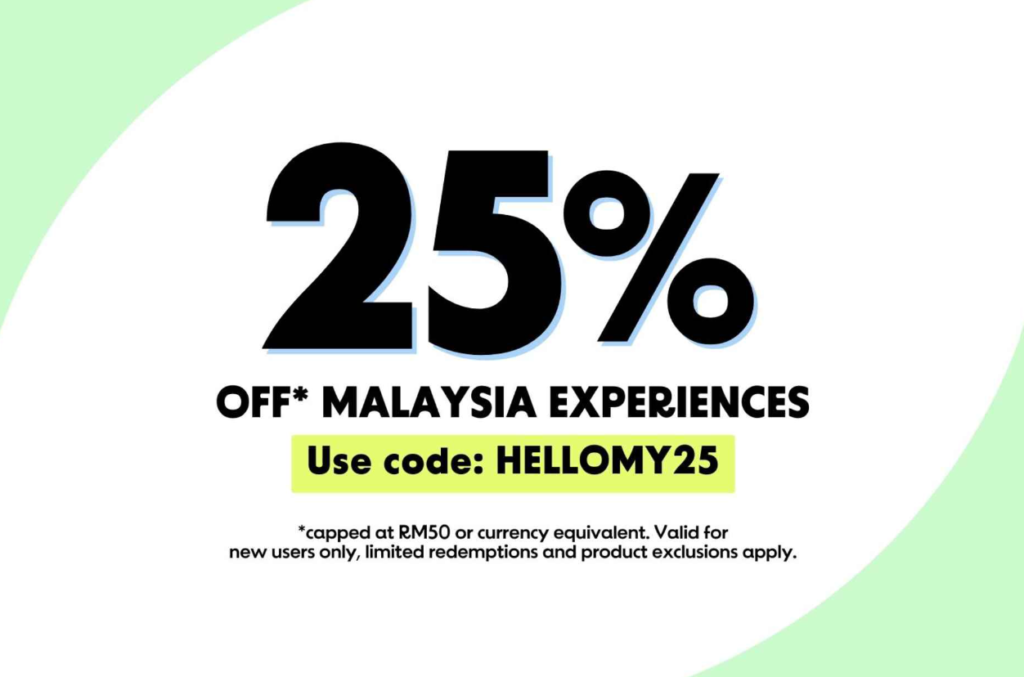 Malaysia Experinces Palego Promo Code: HELLOMY25. 
