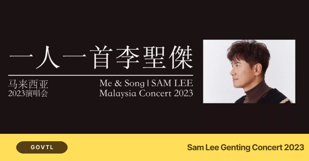 Sam Lee Genting Concert 2023