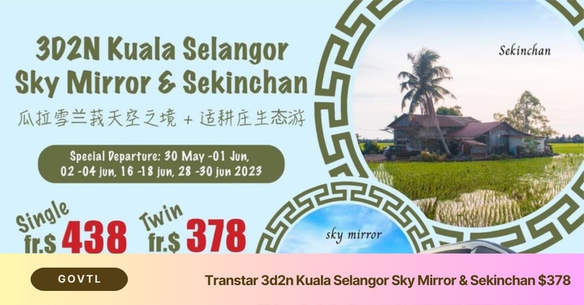 Kuala Selangor Sky Mirror & Sekinchan