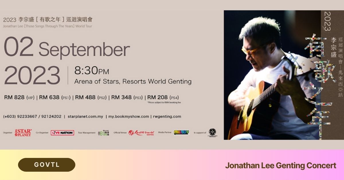 Jonathan Lee Genting Concert