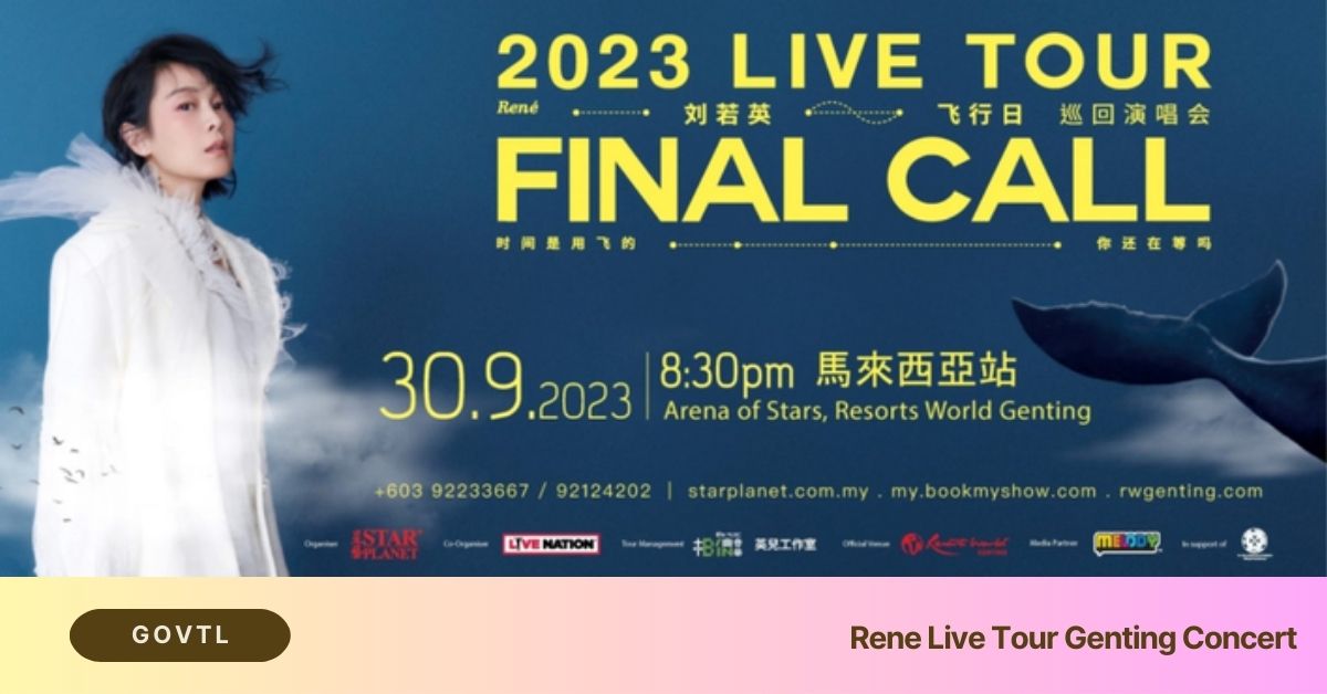 Rene Live Tour Genting Concert