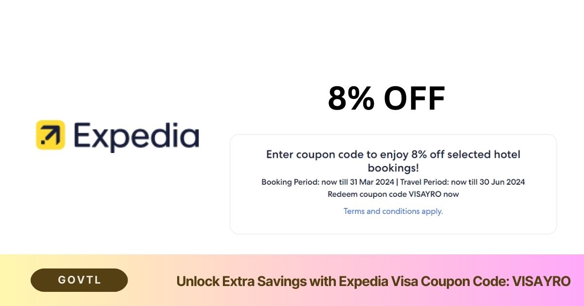 Expedia Visa Promo Code