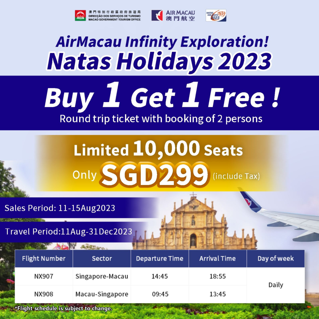 AirMacau Natas Fair Promotion