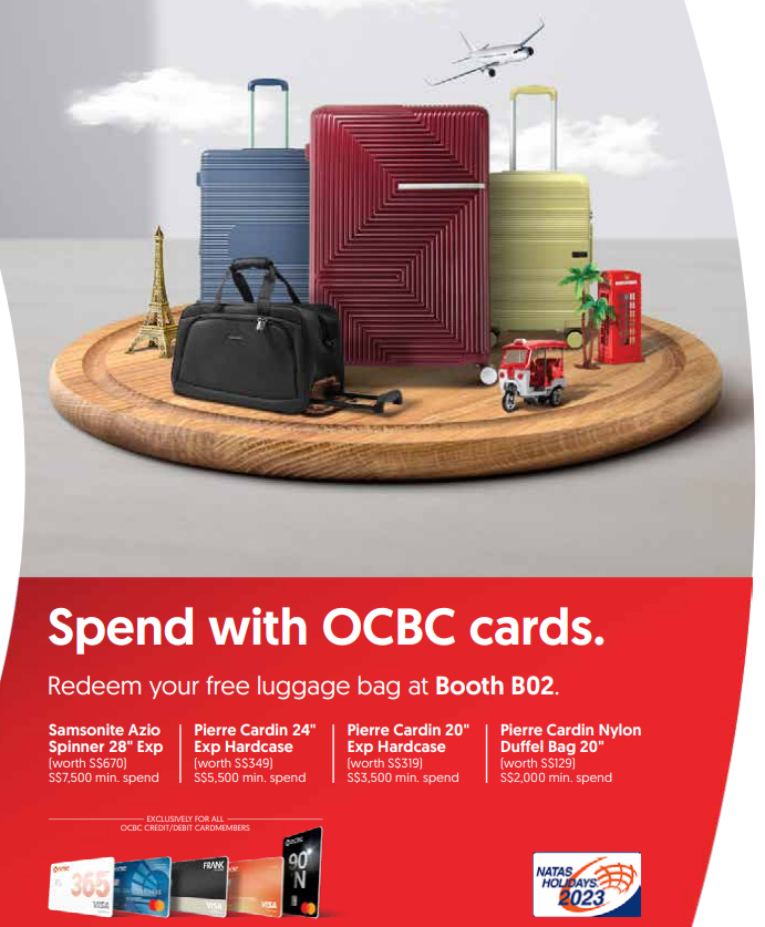 OCBC Bank Natas Spend and redeem: 
