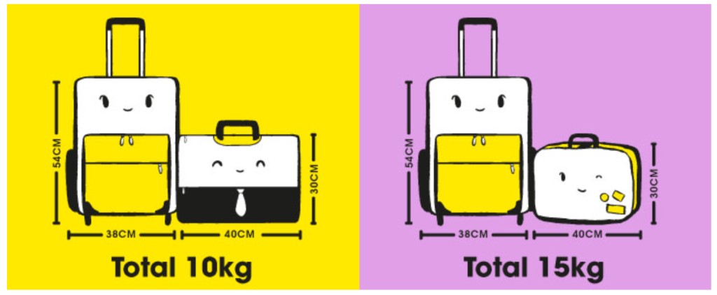 Scoot Baggage Allowance 10KG