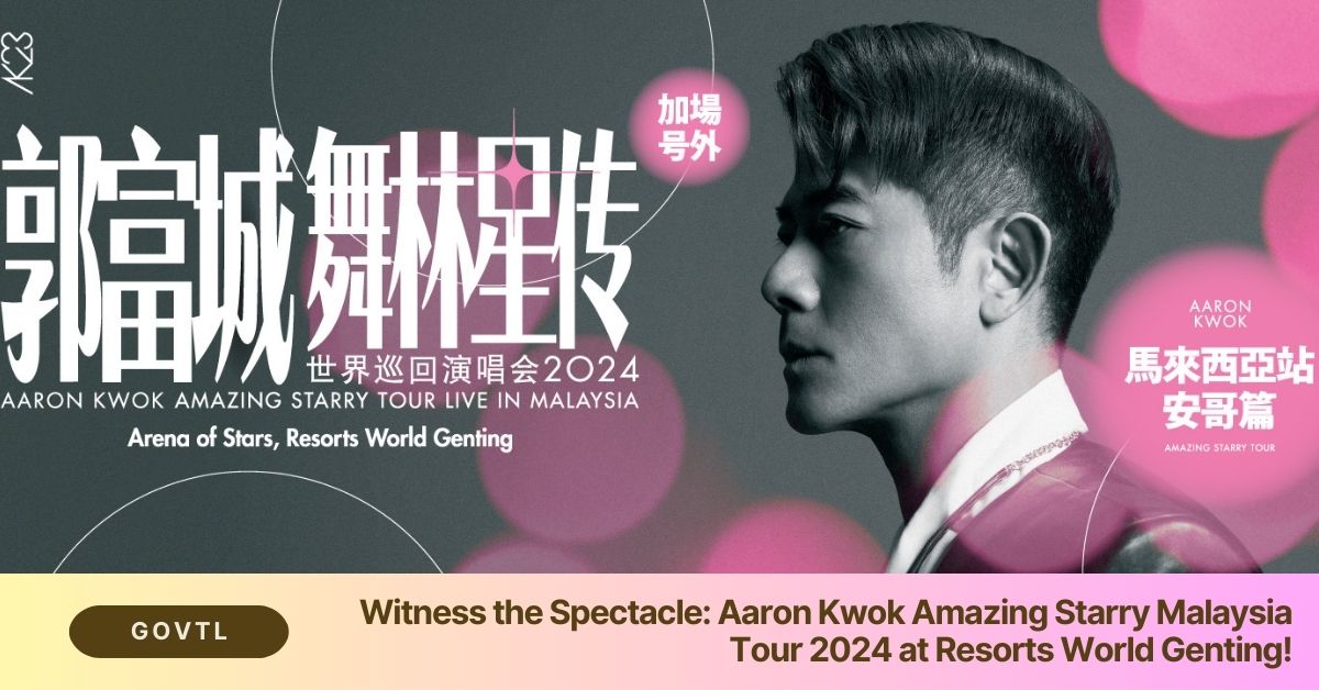 Aaron Kwok Amazing Starry Malaysia Tour 2024 at Resorts World Genting!