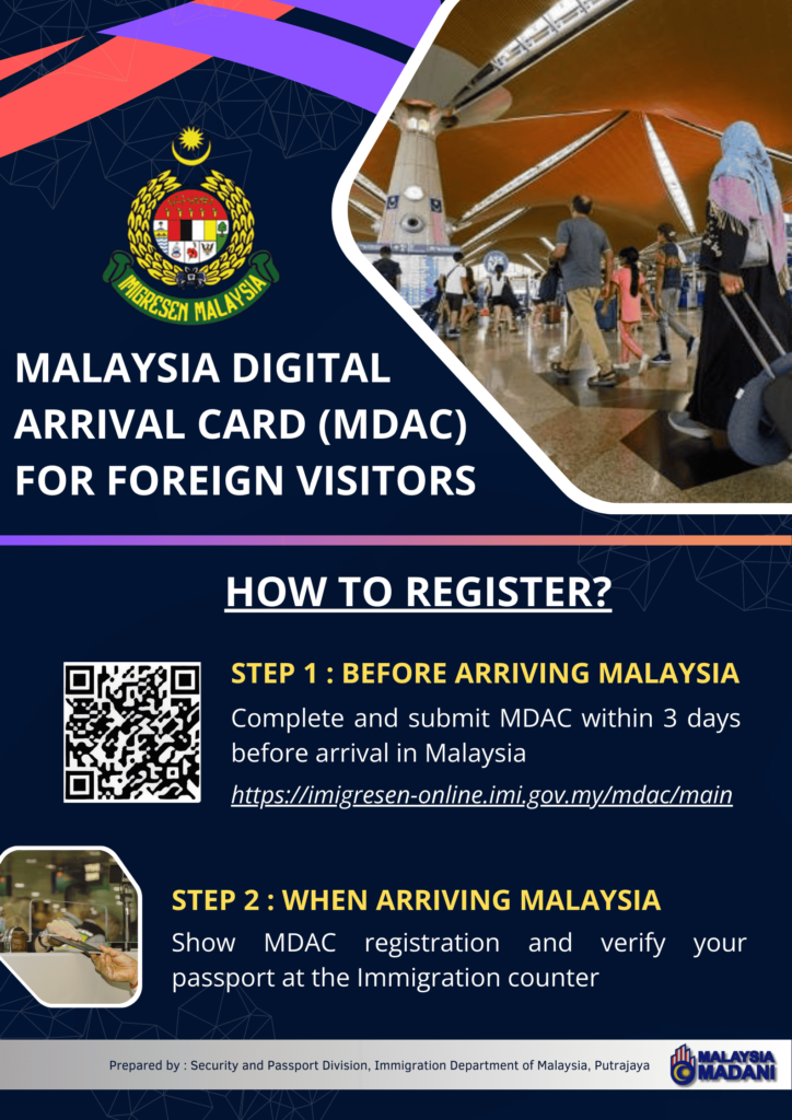 How to Register Malaysia Digital Arrival Card