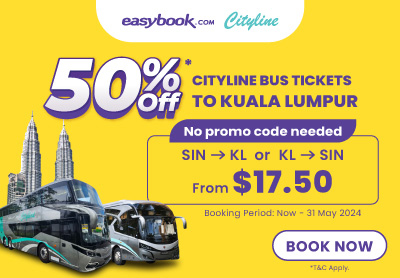 Cityline Bus to KL 50% Off 